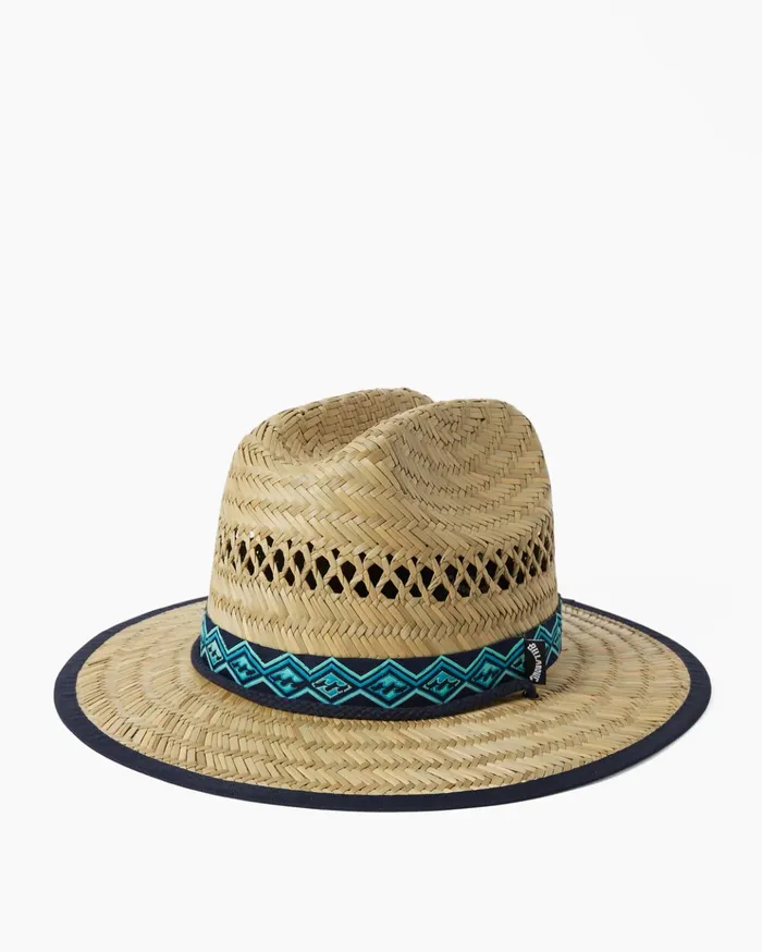 Billabong Mid Tides Straw Lifeguard Hat Blue Haze Men Hats