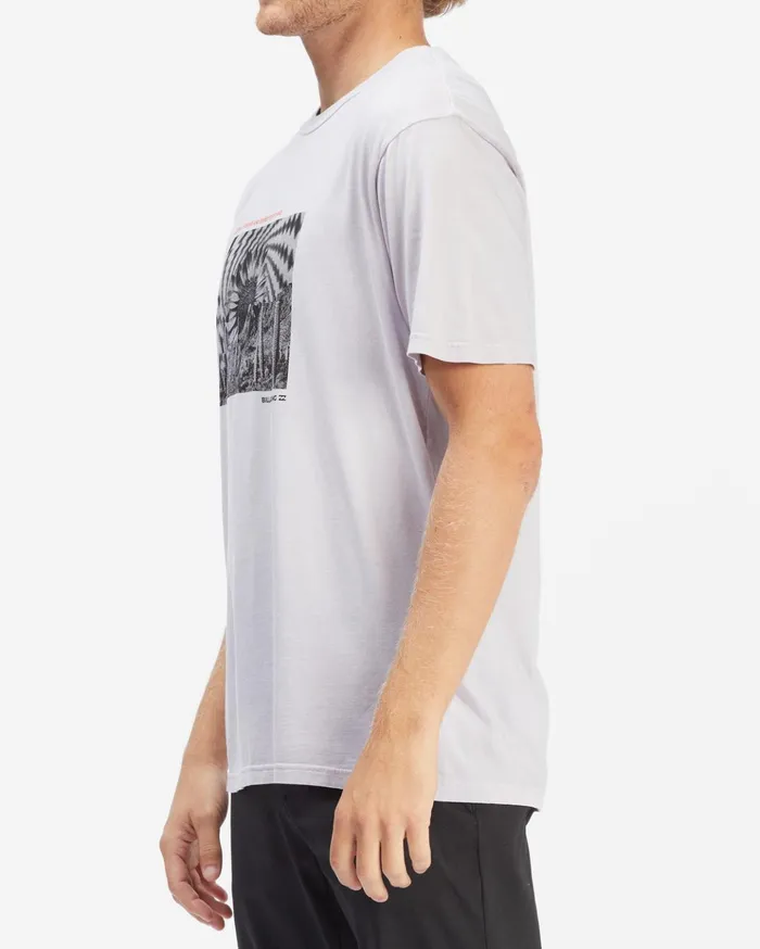 Billabong Montage Wave Washed Short Sleeve TShirt Light Lavender Men TShirts Billabong Montage Wave Washed Short Sleeve TShirt Light Lavender Men TShirts