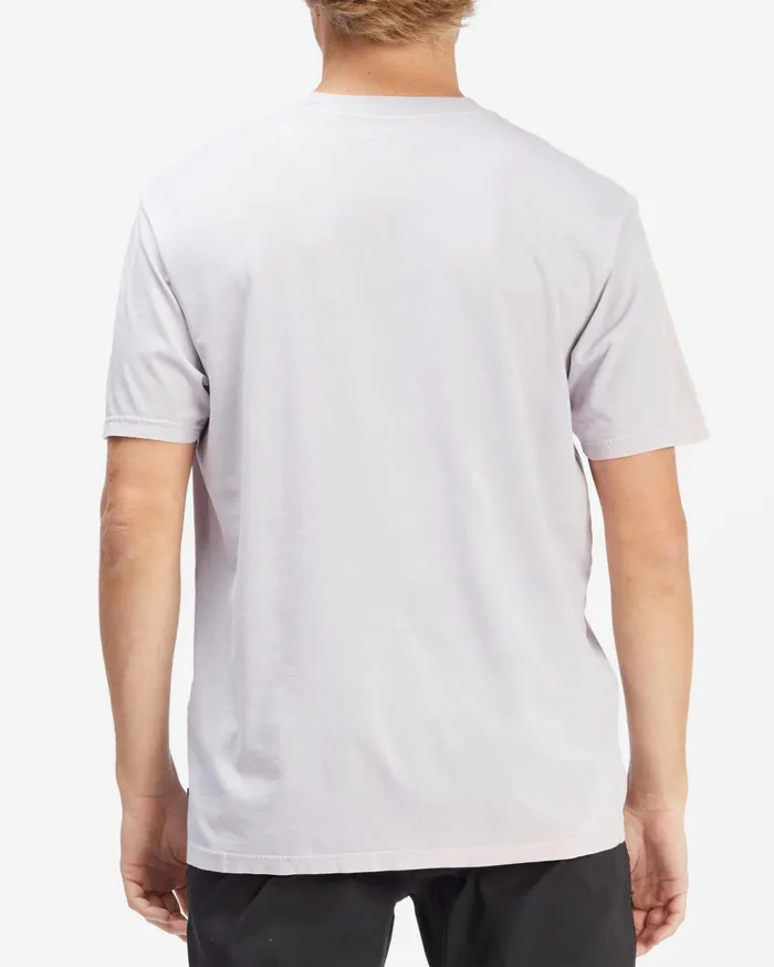 Billabong Montage Wave Washed Short Sleeve TShirt Light Lavender Men TShirts Billabong Montage Wave Washed Short Sleeve TShirt Light Lavender Men TShirts