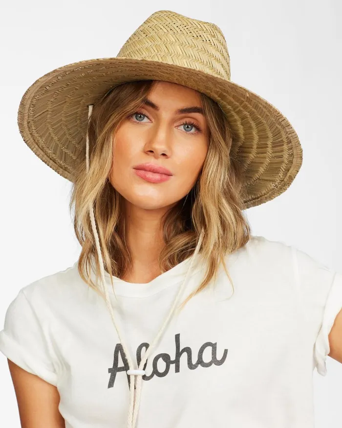 Billabong New Comer Straw Hat Natural Women Hats and Beanies Billabong New Comer Straw Hat Natural Women Hats and Beanies