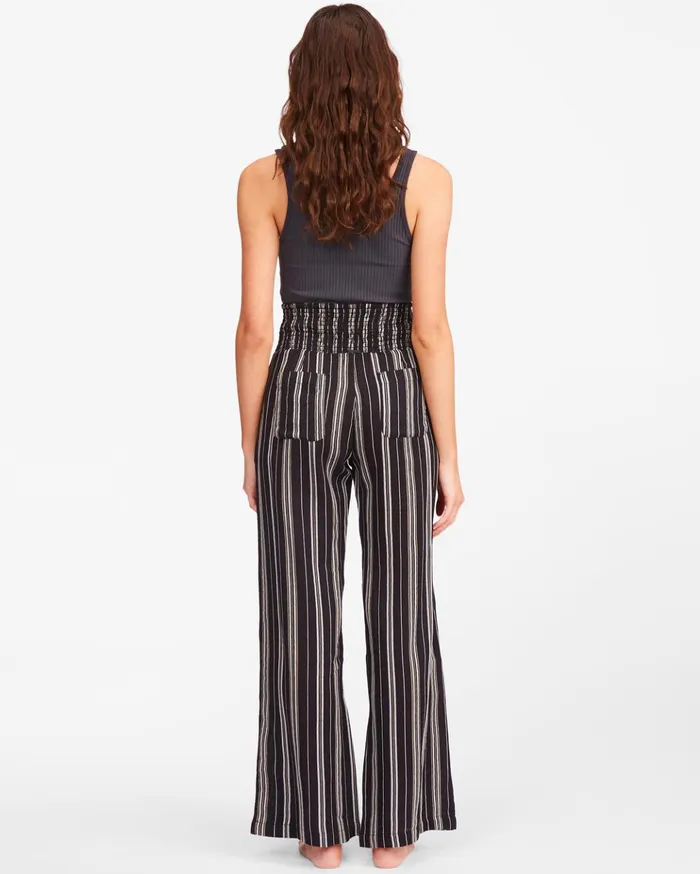 Billabong New Waves 2 Elastic Waist Pants Black 1 Women Essentials Billabong New Waves 2 Elastic Waist Pants Black 1 Women Essentials