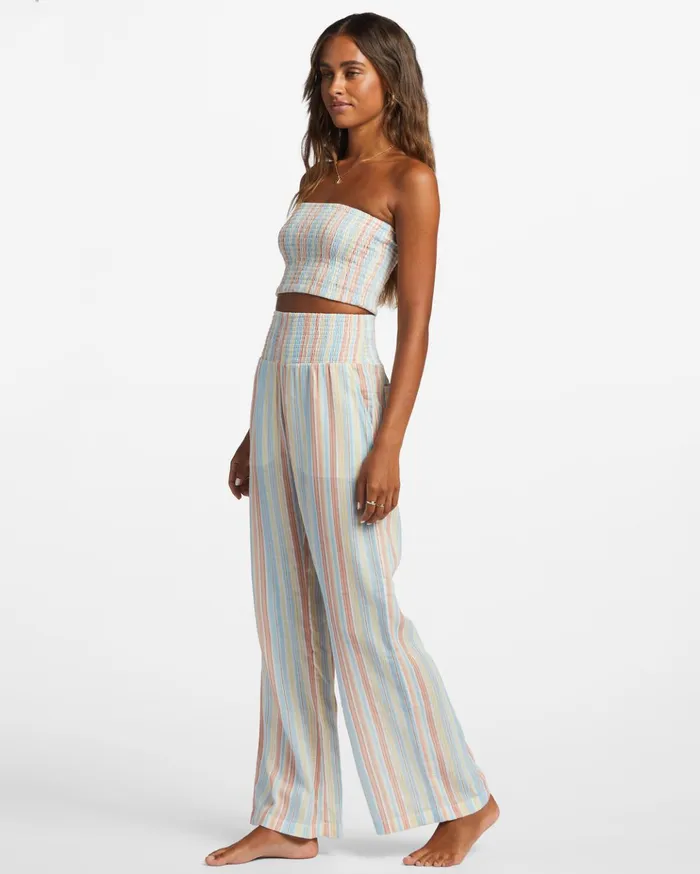 Billabong New Waves 2 Elastic Waist Pants Salt Crystal 6 Women Pants Billabong New Waves 2 Elastic Waist Pants Salt Crystal 6 Women Pants