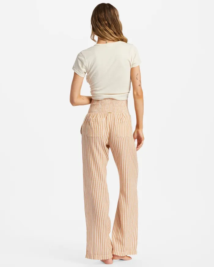 Billabong New Waves 2 Elastic Waist Pants So Tan Women Essentials Billabong New Waves 2 Elastic Waist Pants So Tan Women Essentials