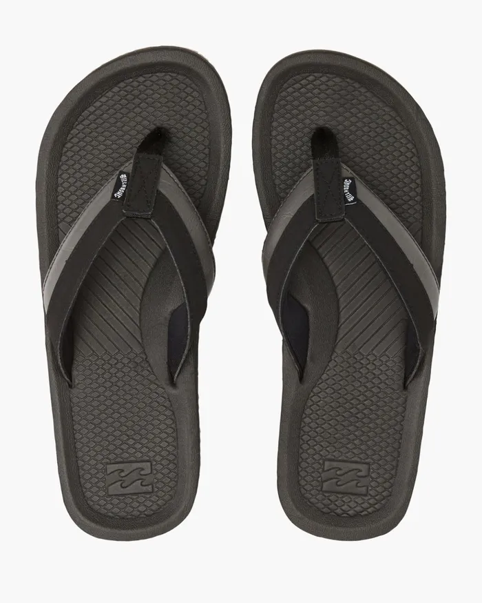 Billabong Offshore Impact Sandals Black Men Flip Flops