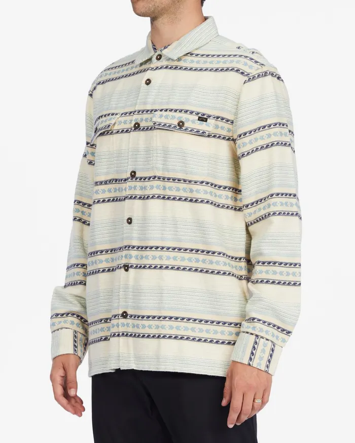 Billabong Offshore Jacquard Flannel Shirt Birch Men Shirts Billabong Offshore Jacquard Flannel Shirt Birch Men Shirts