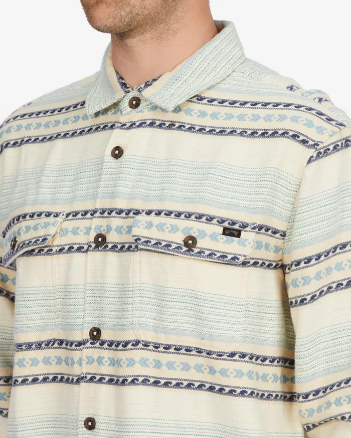 Billabong Offshore Jacquard Flannel Shirt Birch Men Shirts Billabong Offshore Jacquard Flannel Shirt Birch Men Shirts