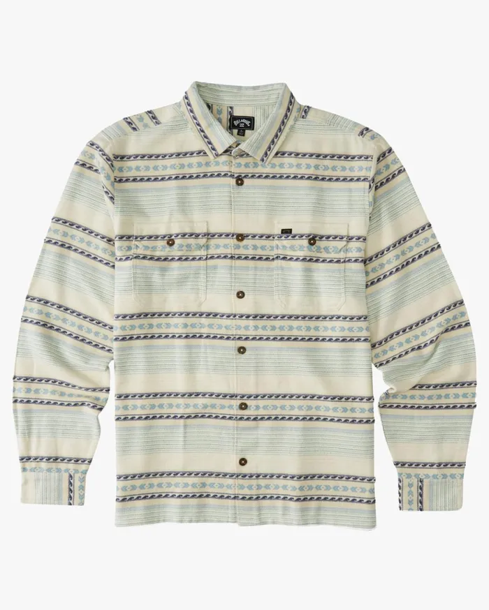 Billabong Offshore Jacquard Flannel Shirt Birch Men Shirts Billabong Offshore Jacquard Flannel Shirt Birch Men Shirts