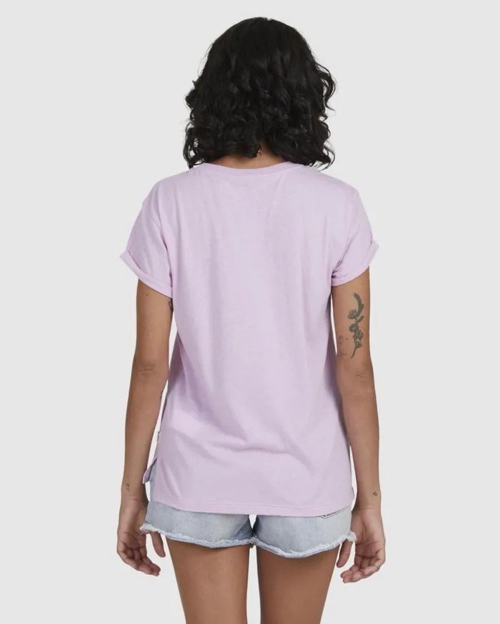 Billabong One Wave Burnout TShirt Orchid Women Graphic Tees and Tanks Billabong One Wave Burnout TShirt Orchid Women Graphic Tees and Tanks