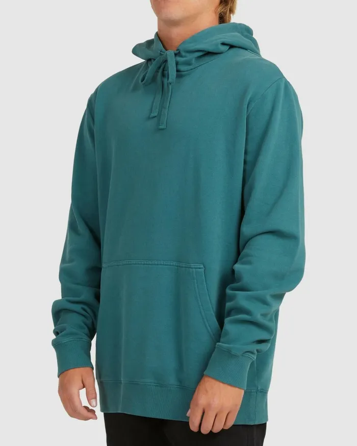 Billabong Overdyed Pop Pullover Hoodie Deep Teal Men Hoodies and Fleece Billabong Overdyed Pop Pullover Hoodie Deep Teal Men Hoodies and Fleece
