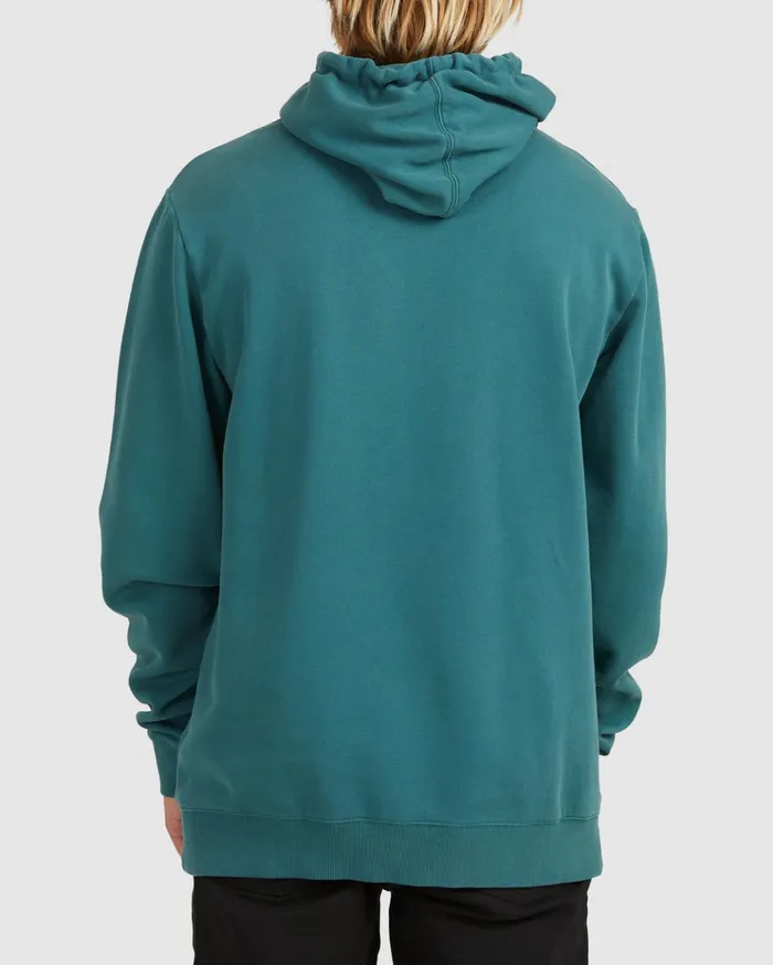 Billabong Overdyed Pop Pullover Hoodie Deep Teal Men Hoodies and Fleece Billabong Overdyed Pop Pullover Hoodie Deep Teal Men Hoodies and Fleece