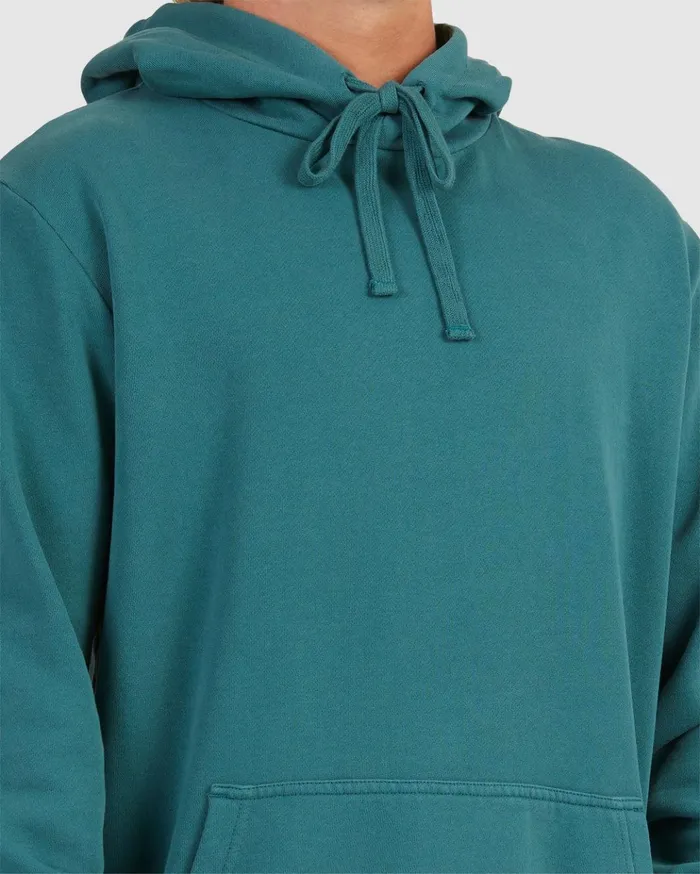 Billabong Overdyed Pop Pullover Hoodie Deep Teal Men Hoodies and Fleece Billabong Overdyed Pop Pullover Hoodie Deep Teal Men Hoodies and Fleece