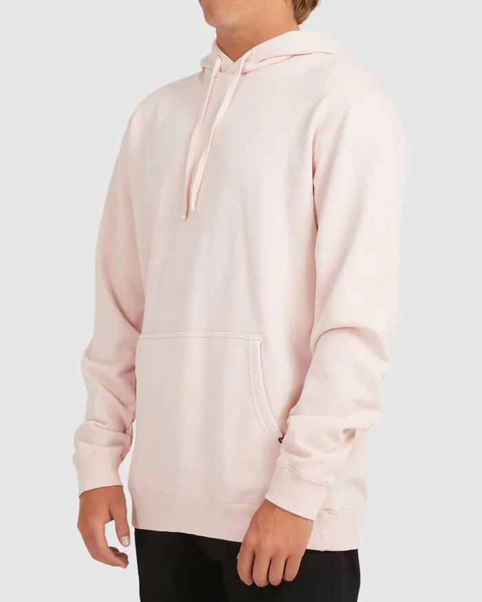 Billabong Overdyed Pop Pullover Hoodie Dusty Pink Men Hoodies and Fleece Billabong Overdyed Pop Pullover Hoodie Dusty Pink Men Hoodies and Fleece