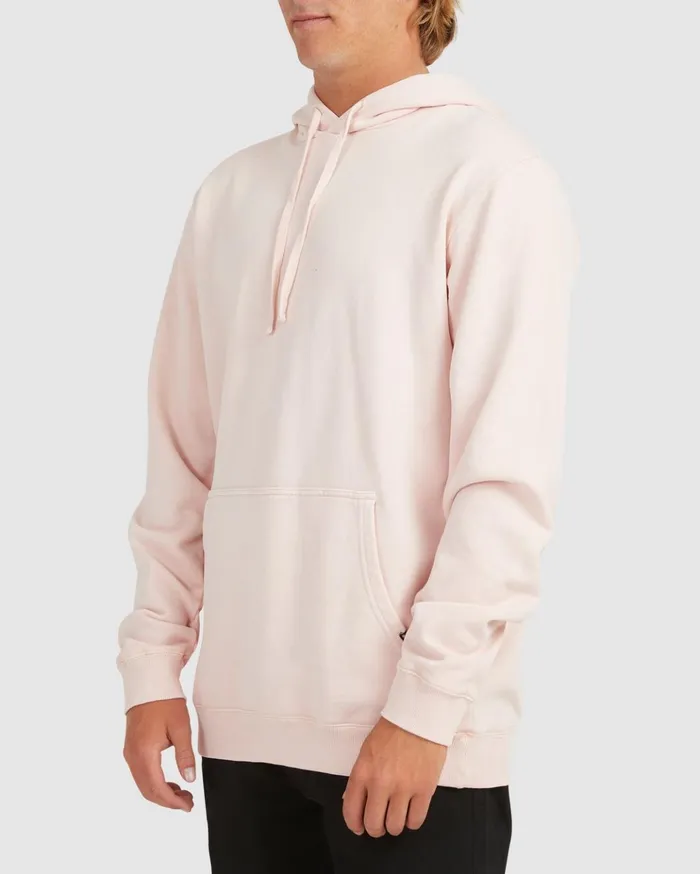 Billabong Overdyed Pop Pullover Hoodie Dusty Pink Men Hoodies and Fleece Billabong Overdyed Pop Pullover Hoodie Dusty Pink Men Hoodies and Fleece