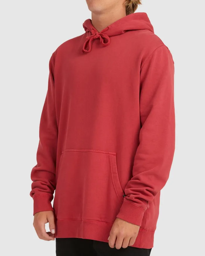 Billabong Overdyed Pop Pullover Hoodie Red Men Hoodies and Fleece Billabong Overdyed Pop Pullover Hoodie Red Men Hoodies and Fleece