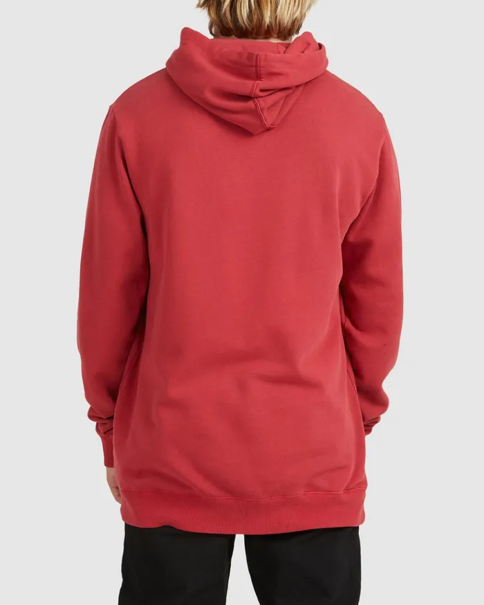 Billabong Overdyed Pop Pullover Hoodie Red Men Hoodies and Fleece Billabong Overdyed Pop Pullover Hoodie Red Men Hoodies and Fleece