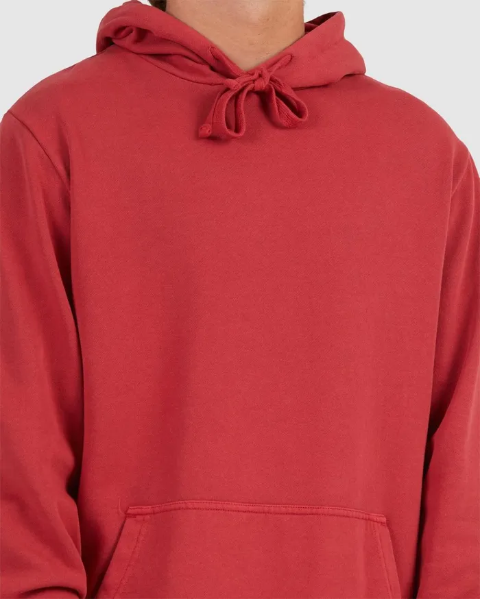 Billabong Overdyed Pop Pullover Hoodie Red Men Hoodies and Fleece Billabong Overdyed Pop Pullover Hoodie Red Men Hoodies and Fleece