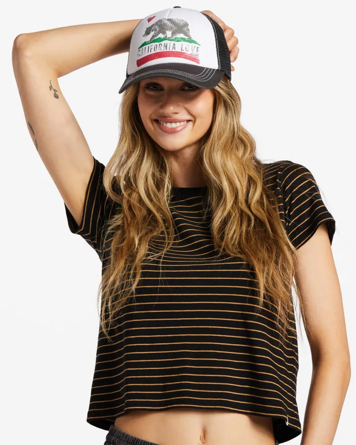 Billabong Pitstop Trucker Hat Char 1 Women Hats and Beanies