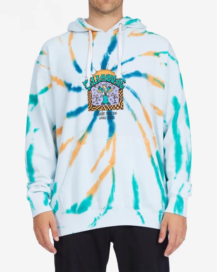 Billabong Plants Dance Organic Pullover Hoodie Multi Men Hoodies and Fleece