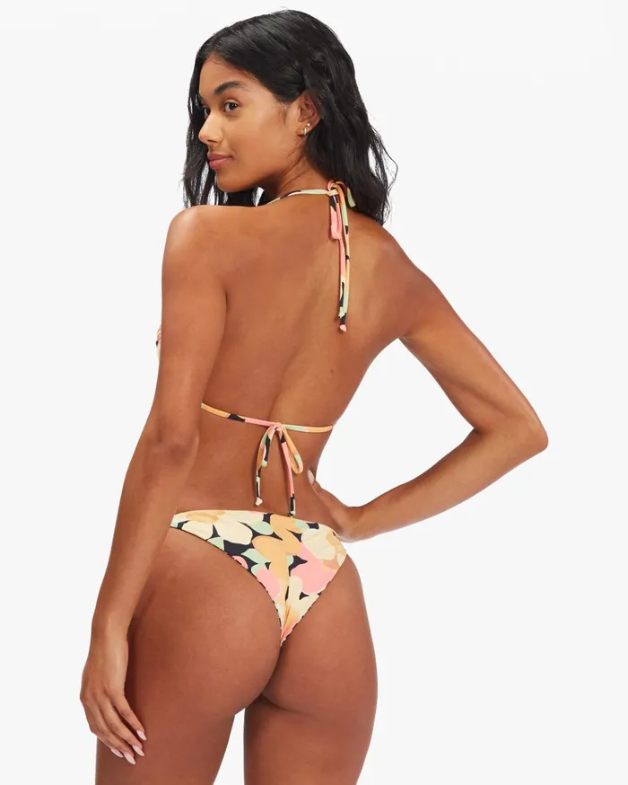 Billabong Pretty Daze Shirred Trilet Reversible Bikini Top Multi Women Bikini Tops Billabong Pretty Daze Shirred Trilet Reversible Bikini Top Multi Women Bikini Tops