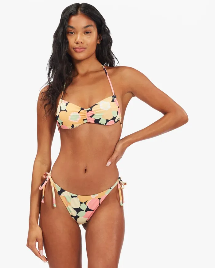 Billabong Pretty Daze Shirred Trilet Reversible Bikini Top Multi Women Bikini Tops Billabong Pretty Daze Shirred Trilet Reversible Bikini Top Multi Women Bikini Tops