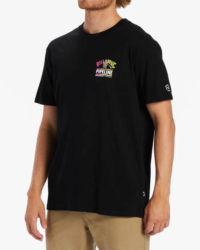 Billabong Pro Pipeline Poster Short Sleeve TShirt Black Men TShirts Billabong Pro Pipeline Poster Short Sleeve TShirt Black Men TShirts