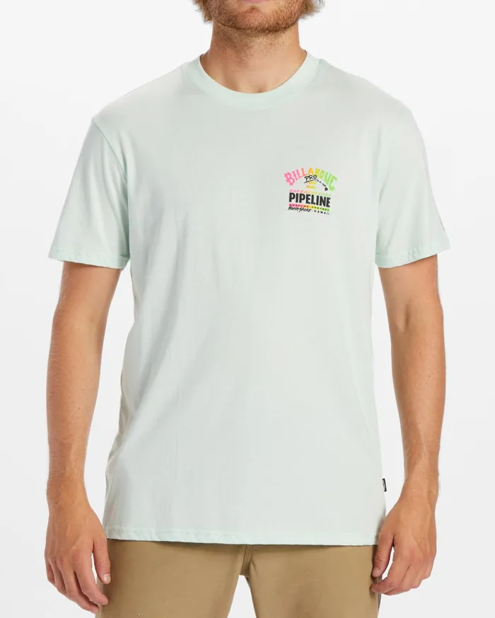 Billabong Pro Pipeline Short Sleeve TShirt Seaglass Men TShirts