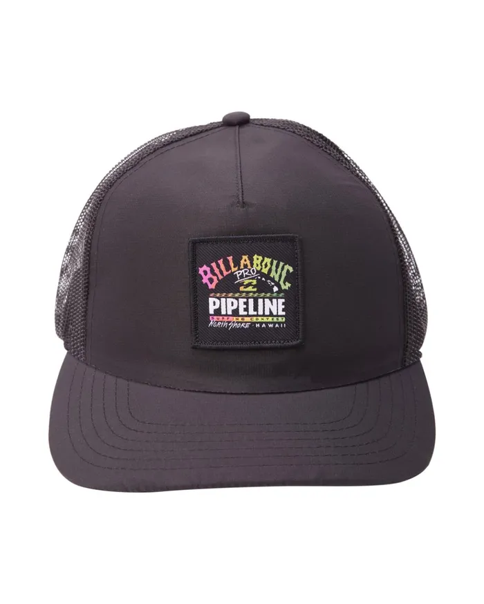 Billabong Pro Pipeline Trucker Hat Black Men Hats Billabong Pro Pipeline Trucker Hat Black Men Hats