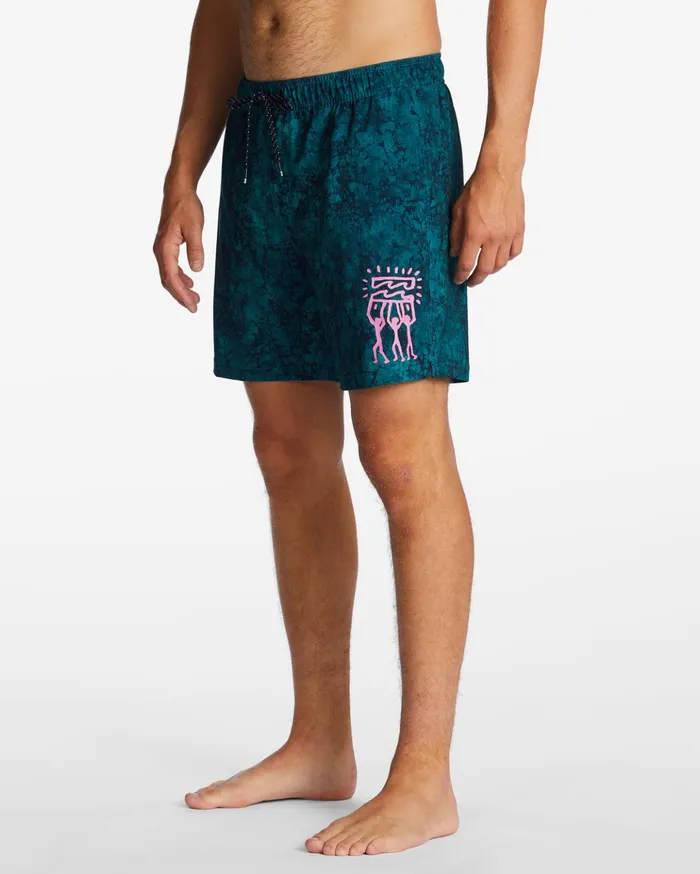 Billabong Riot Layback 17quot Boardshorts Marine Men Elastic Waist Boardshorts Billabong Riot Layback 17quot Boardshorts Marine Men Elastic Waist Boardshorts