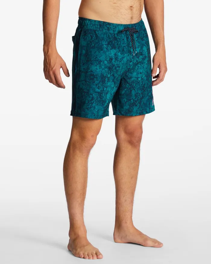 Billabong Riot Layback 17quot Boardshorts Marine Men Elastic Waist Boardshorts Billabong Riot Layback 17quot Boardshorts Marine Men Elastic Waist Boardshorts