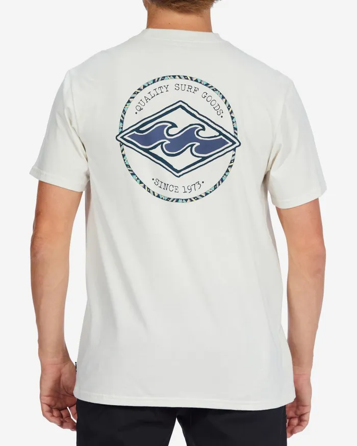 Billabong Rotor Diamond Short Sleeve TShirt Off White Men TShirts Billabong Rotor Diamond Short Sleeve TShirt Off White Men TShirts
