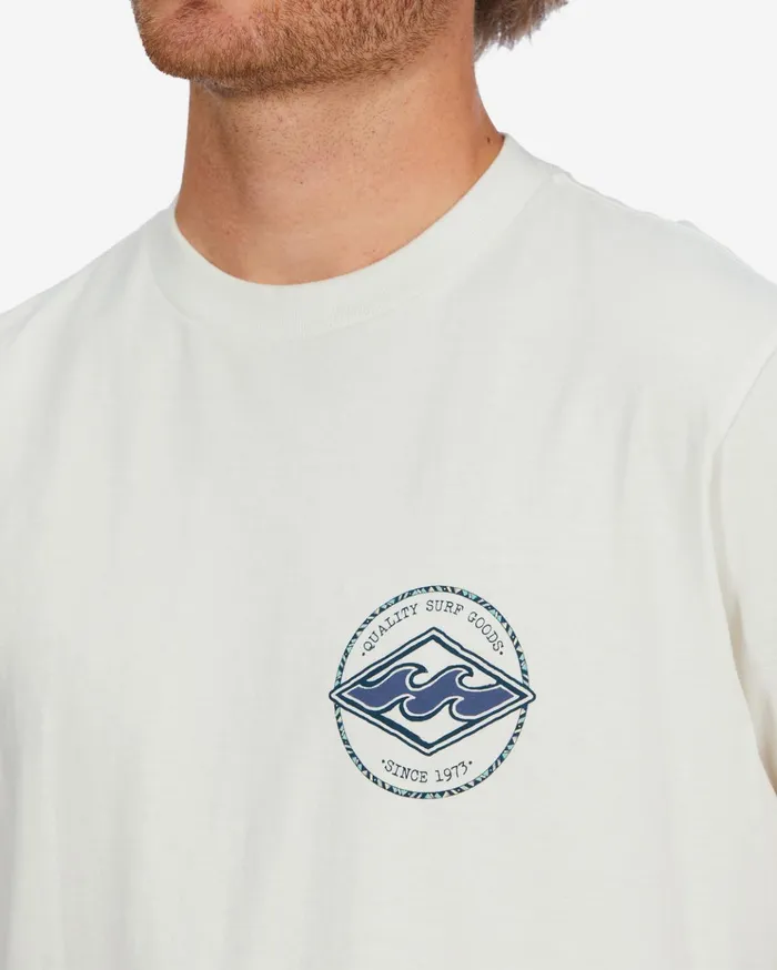 Billabong Rotor Diamond Short Sleeve TShirt Off White Men TShirts Billabong Rotor Diamond Short Sleeve TShirt Off White Men TShirts