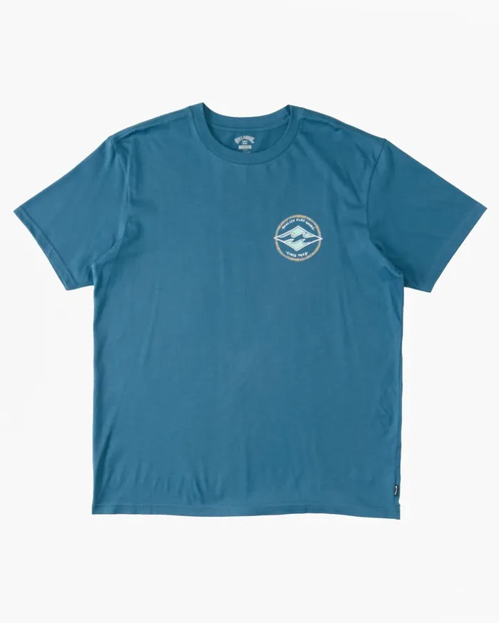 Billabong Rotor Diamond TShirt Blue Lagoon Men TShirts Billabong Rotor Diamond TShirt Blue Lagoon Men TShirts
