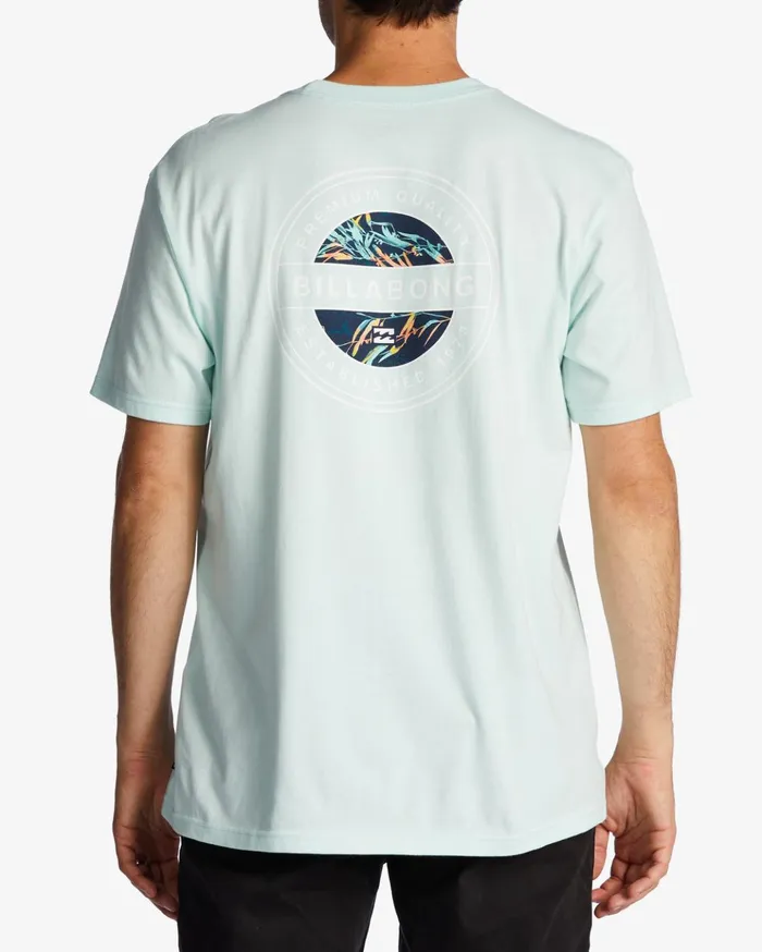 Billabong Rotor TShirt Seaglass Men TShirts Billabong Rotor TShirt Seaglass Men TShirts