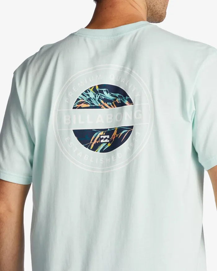 Billabong Rotor TShirt Seaglass Men TShirts Billabong Rotor TShirt Seaglass Men TShirts