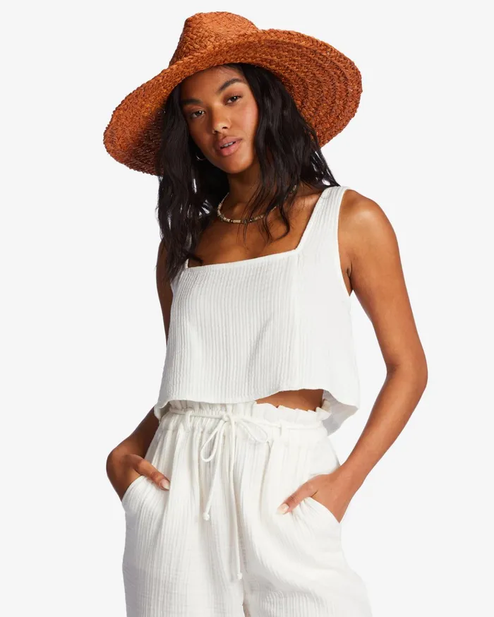 Billabong Sea Mist Straw Hat Brick Women Hats and Beanies