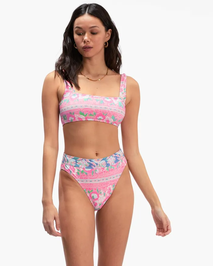 Billabong Secret Paradise Tank Bikini Top Multi Women Bikini Tops