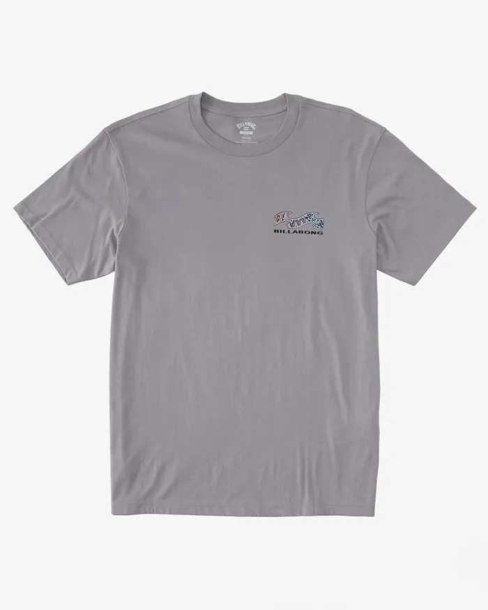 Billabong Segment TShirt Grey Violet Men TShirts Billabong Segment TShirt Grey Violet Men TShirts