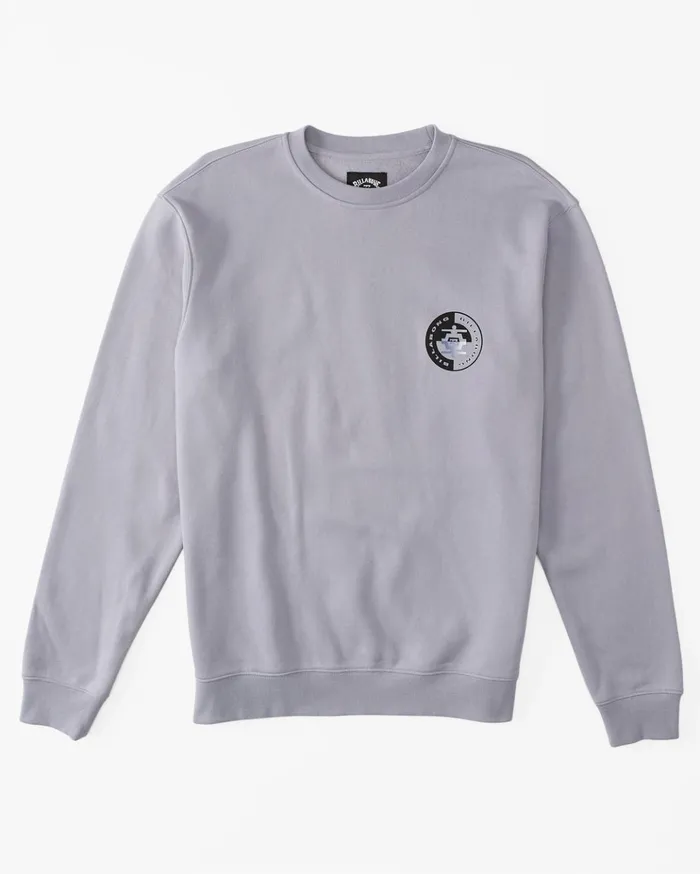 Billabong Short Sands Crewneck Sweatshirt Grey Violet Men Hoodies and Fleece Billabong Short Sands Crewneck Sweatshirt Grey Violet Men Hoodies and Fleece