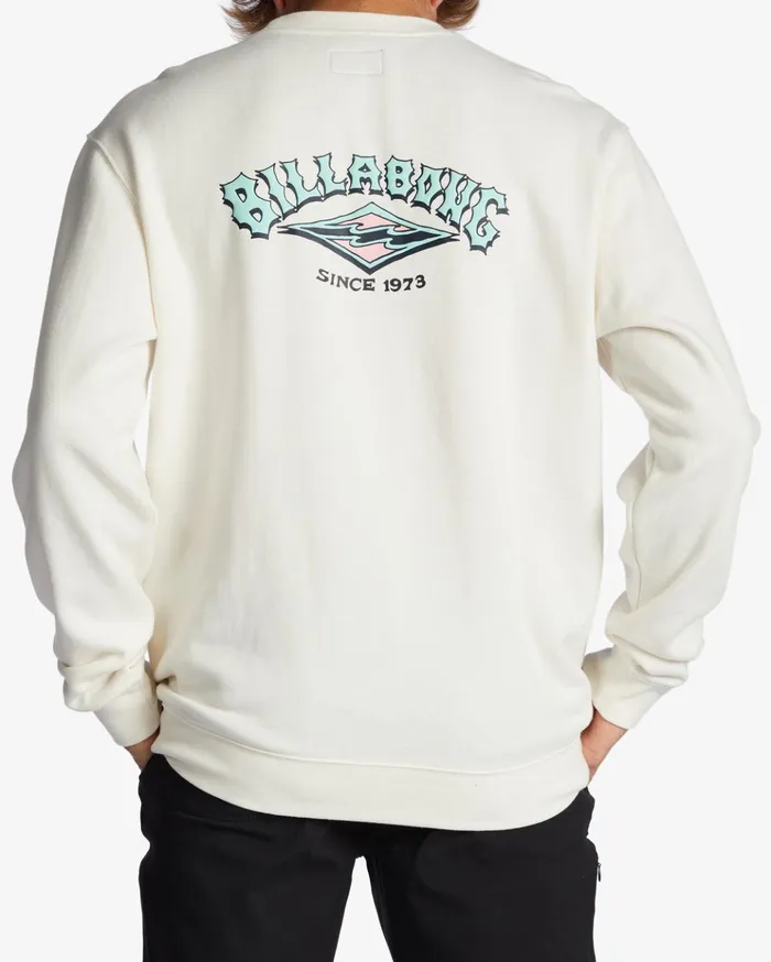 Billabong Short Sands Crewneck Sweatshirt Off White Men Hoodies and Fleece Billabong Short Sands Crewneck Sweatshirt Off White Men Hoodies and Fleece