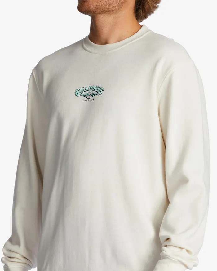 Billabong Short Sands Crewneck Sweatshirt Off White Men Hoodies and Fleece Billabong Short Sands Crewneck Sweatshirt Off White Men Hoodies and Fleece
