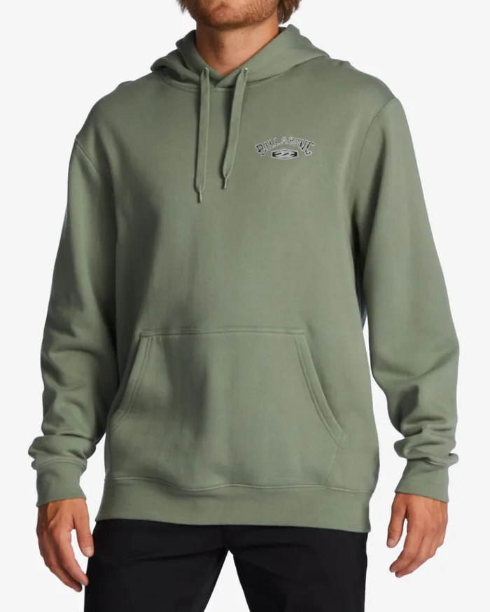Billabong Short Sands Pullover Hoodie Sage Men Hoodies and Fleece