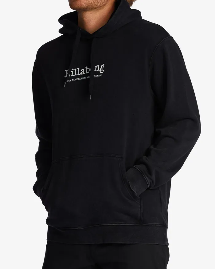 Billabong Short Sands Pullover Hoodie Washed Black Men Hoodies and Fleece Billabong Short Sands Pullover Hoodie Washed Black Men Hoodies and Fleece