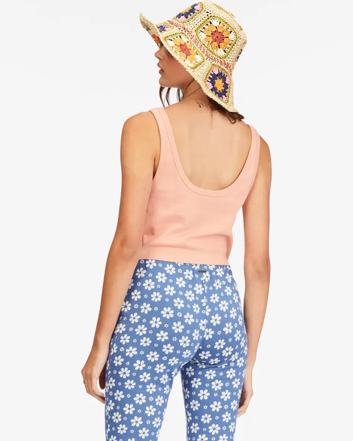 Billabong Smile At The Sun Tank Top Stone Rose Women Graphic Tees and Tanks Billabong Smile At The Sun Tank Top Stone Rose Women Graphic Tees and Tanks