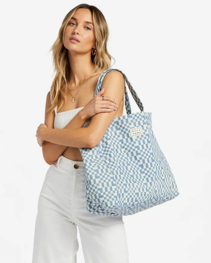 Billabong So Essential Tote Bag True Blue Women Handbags and Totes