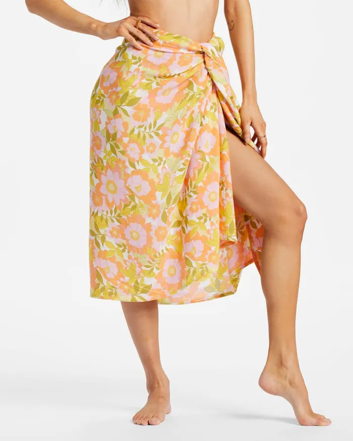 Billabong So Right Sarong Wrap Multi Women Beach Cover Ups Billabong So Right Sarong Wrap Multi Women Beach Cover Ups