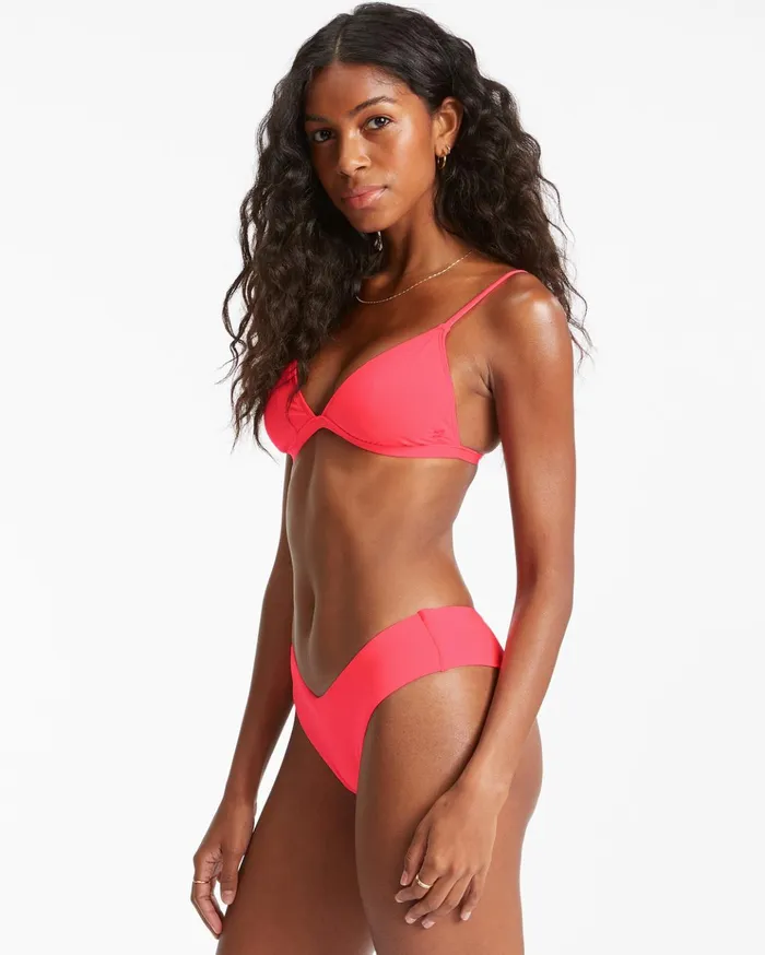 Billabong Sol Searcher Fiji Bikini Bottoms Coral Dream Women Solid Swimwear Billabong Sol Searcher Fiji Bikini Bottoms Coral Dream Women Solid Swimwear