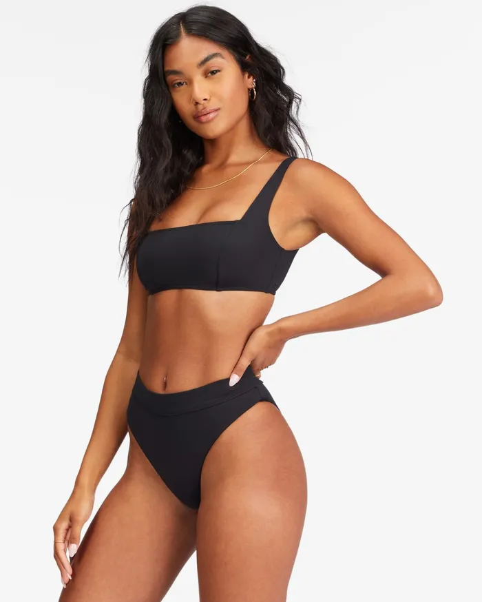 Billabong Sol Searcher Seamed Tank Bralette Bikini Top Black Pebble Women Bikinis Billabong Sol Searcher Seamed Tank Bralette Bikini Top Black Pebble Women Bikinis