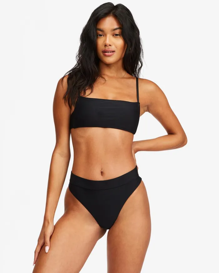 Billabong Sol Searcher Square Bralette Bikini Top Black Pebble Women Bikini Tops Billabong Sol Searcher Square Bralette Bikini Top Black Pebble Women Bikini Tops