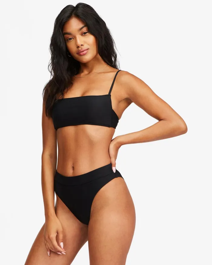 Billabong Sol Searcher Square Bralette Bikini Top Black Pebble Women Bikini Tops Billabong Sol Searcher Square Bralette Bikini Top Black Pebble Women Bikini Tops