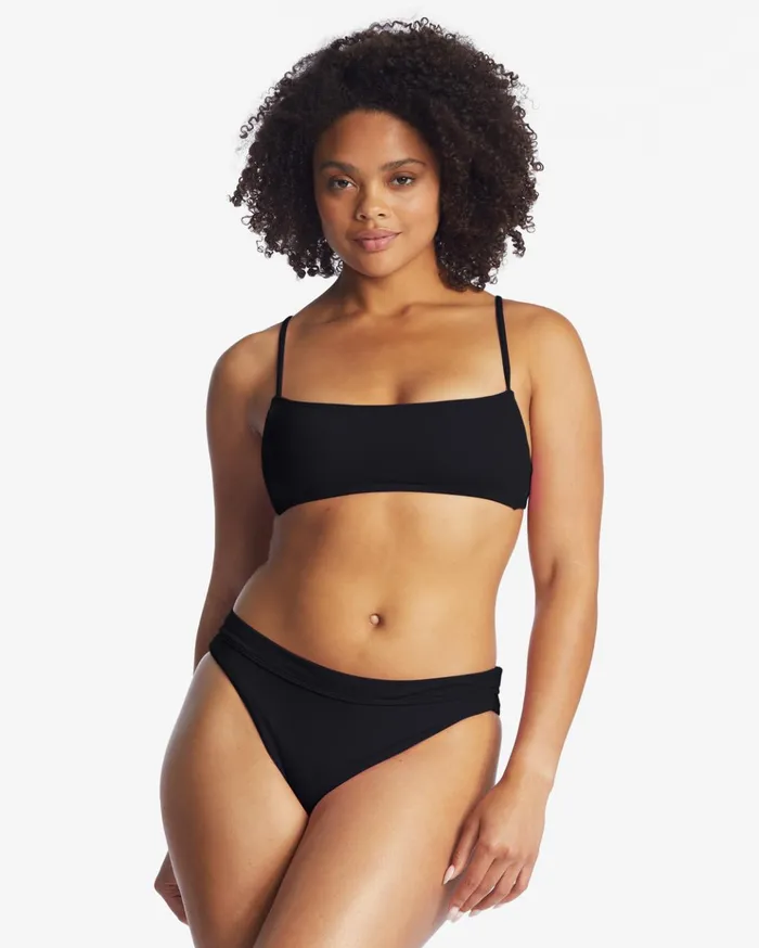 Billabong Sol Searcher Square Bralette Bikini Top Black Pebble Women Bikini Tops Billabong Sol Searcher Square Bralette Bikini Top Black Pebble Women Bikini Tops